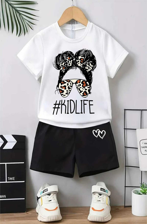 Trendsetter kids Printed Summer Set