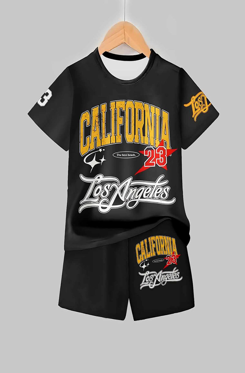 Kids California Los Angeles Casual Outfits Set